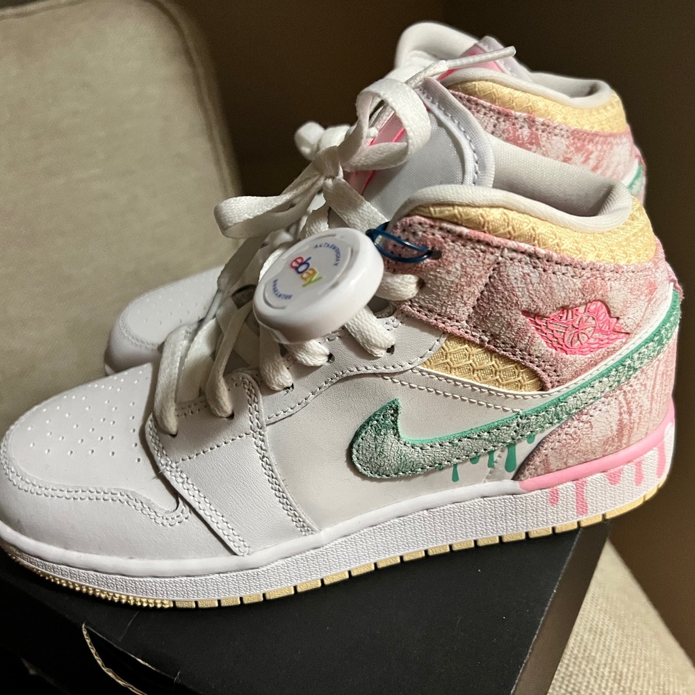 Air Jordan 1 Paint Drip (2021) GS Sz 4.5